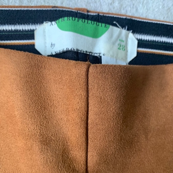 ANTHROPOLOGIE Faux Suede Leggings - Sz. 28 - Picture 7 of 8